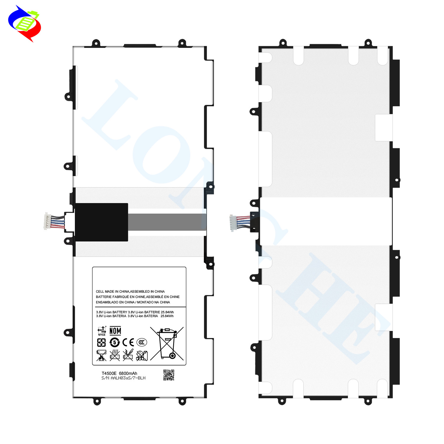 6800mAh T4500E TAB 3 10.1 P5200 P5210 P5220 Battery for Samsung Galaxy P5200 Battery