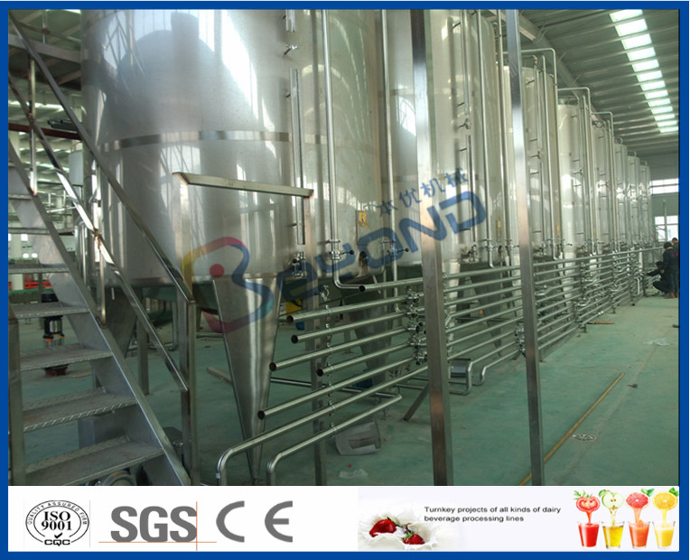 Beverage Manufacturing Soft Drink Making Machine , Soft Drink Plant Machinery