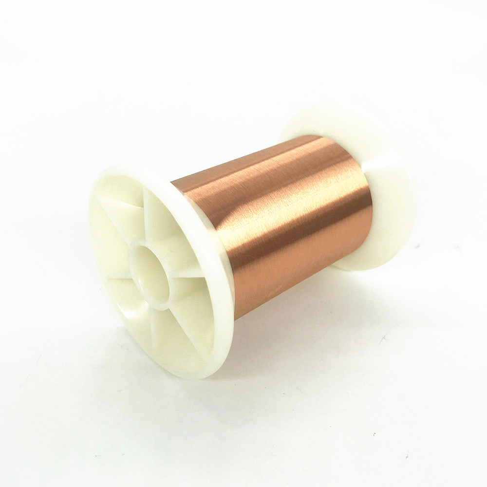 0.063mm Ultra Fine Magnet Wire Red / White Enameled Copper Wire For Speaker Coils