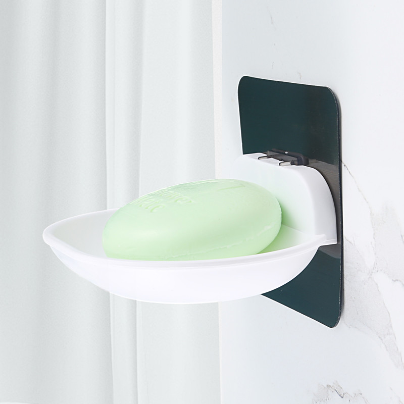 Irregularity Drain Water ABS PVC Plastic Soap Box Double Layer