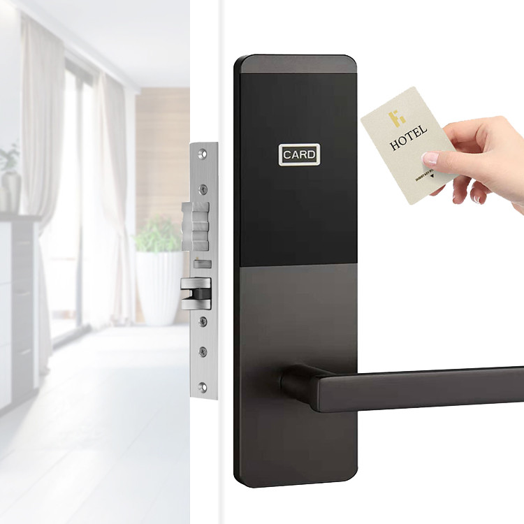 RFID Card Key Hotel Smart Door Locks Aluminum Alloy With Free Management Software