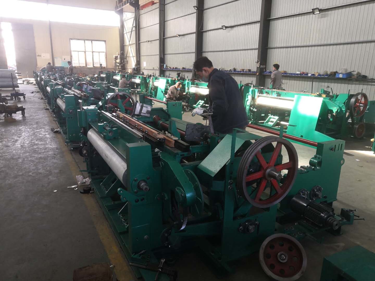 200 Mesh 100 Micron Nickel Wire Mesh Weaving Machine