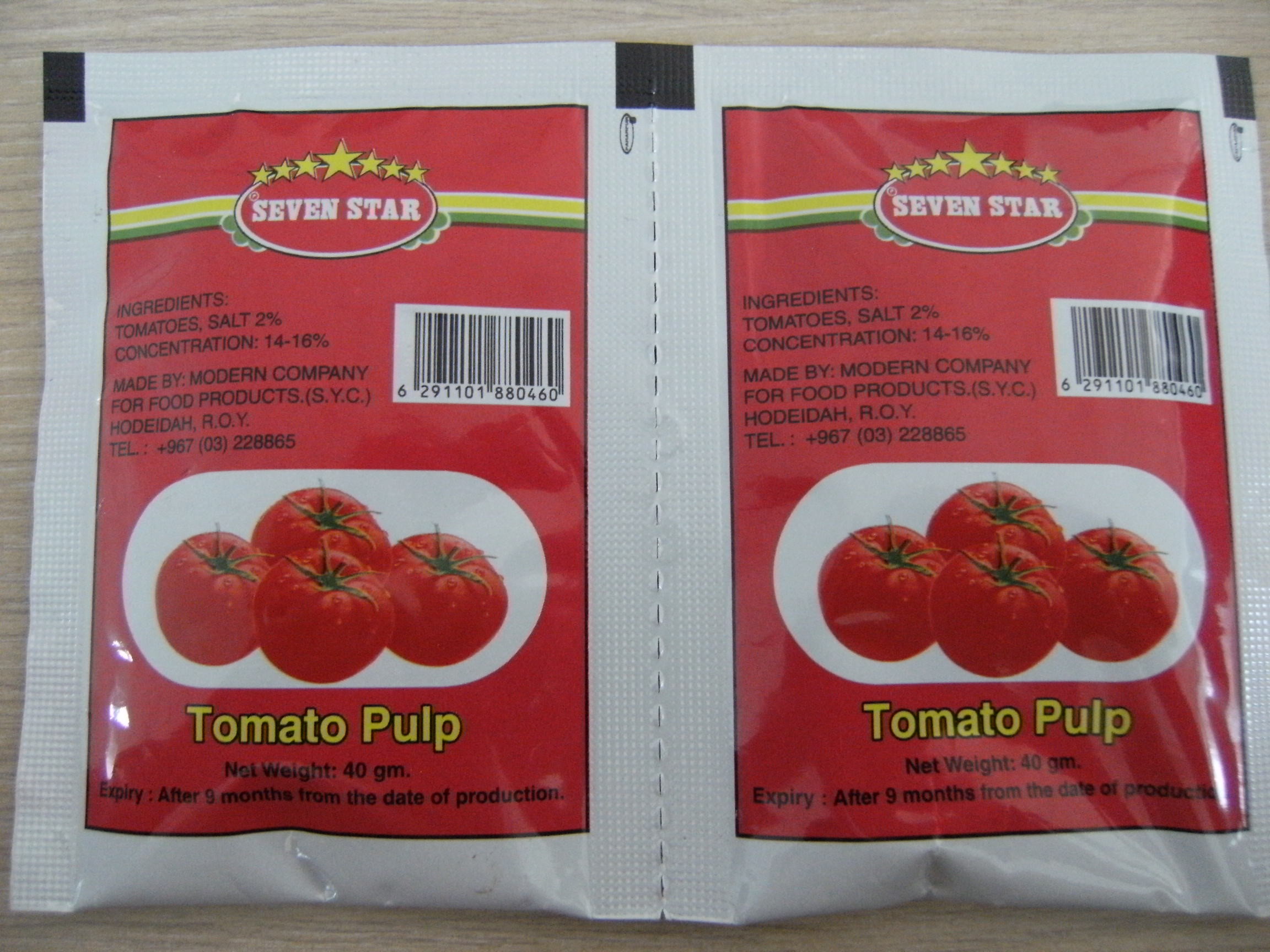 SS304 Material Tomato Paste Packing Machine 50-500 ML Filling Range