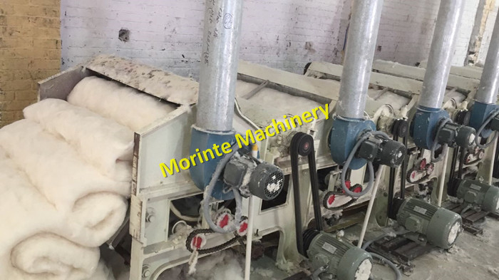 2 + 5 rollers opening machine and recycling machine banian waste recycling machine