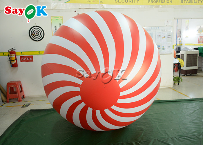1.5m 5ft Red Inflatable Christmas Balls For Event Party Decoration