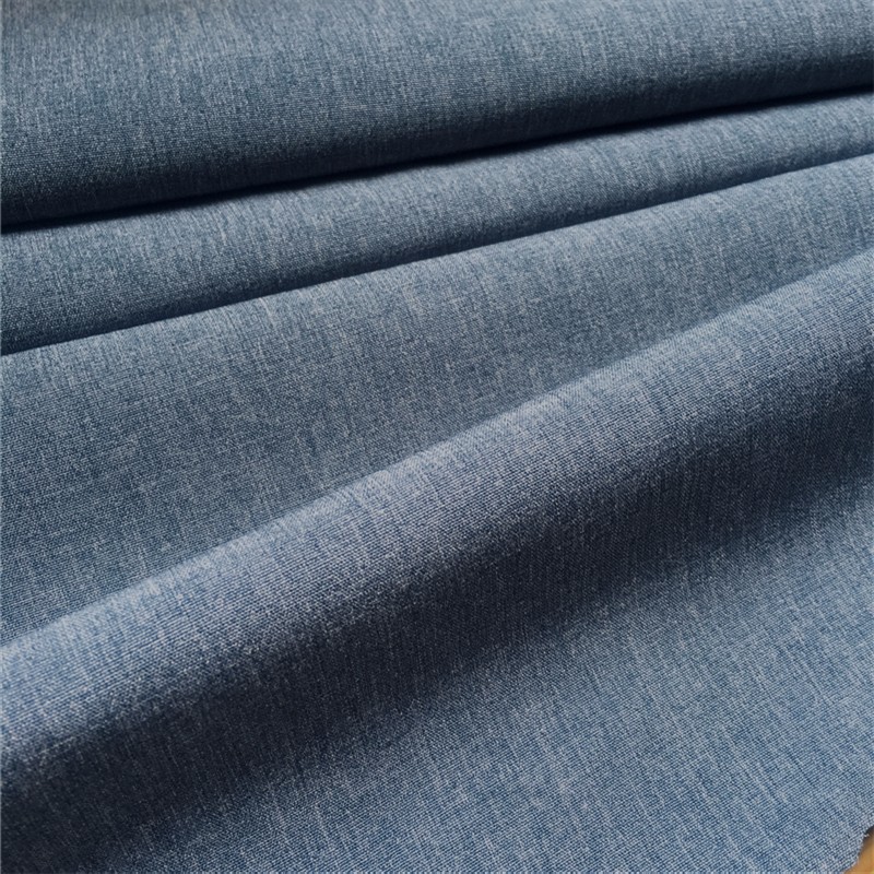 Polyester 4-Way Stretch Imitated Linen Cationic Mountaineering Fabric For Climbing Clothing