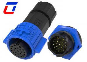 Buy cheap M19 Push Lock 2+20 Pin Waterproof Plug Socket Water Tight Electrical Connector product
