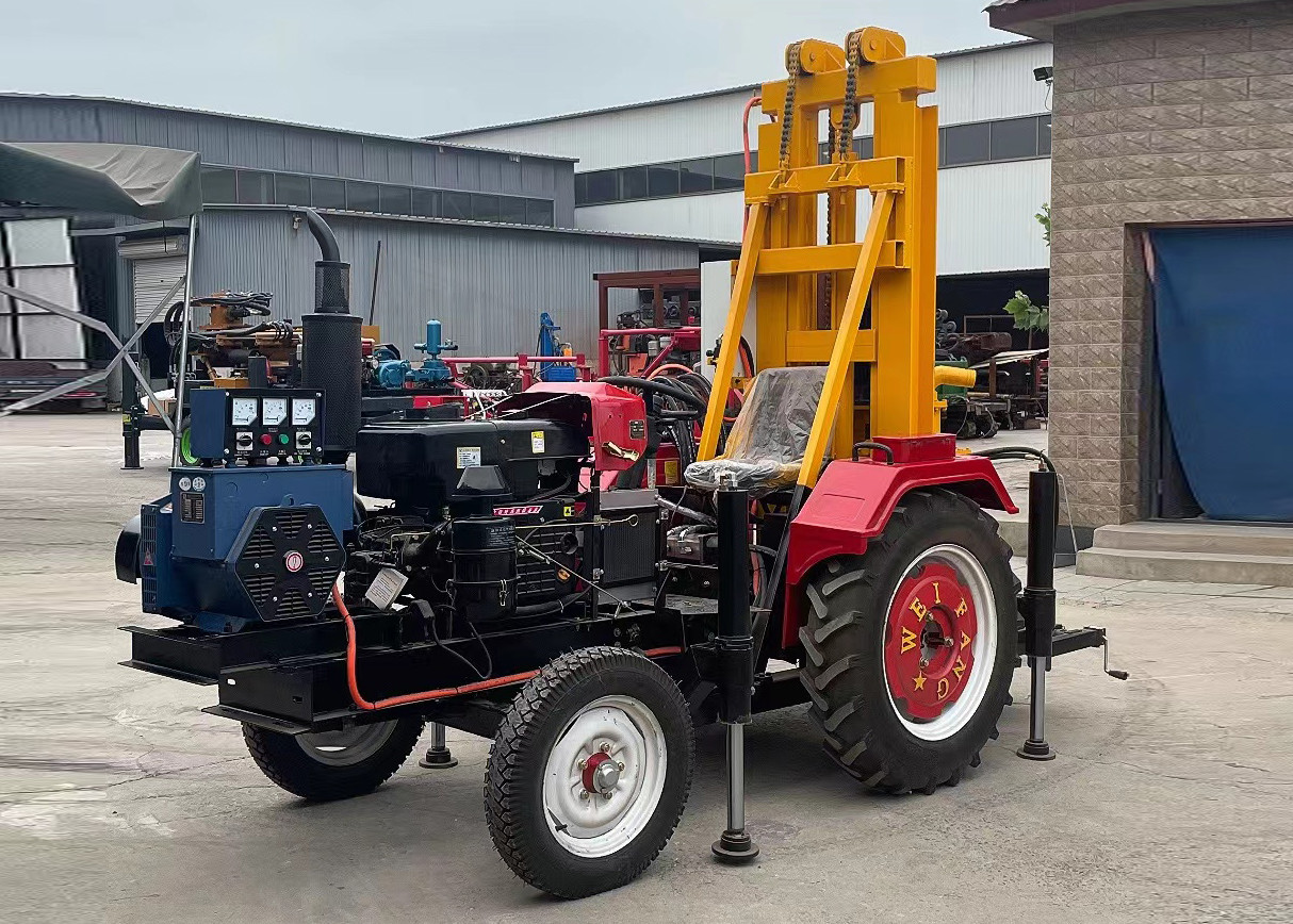 4000*1600*2680 Water Well Drilling Rig Machine 2.5Km/h Movement Speed Optional Color