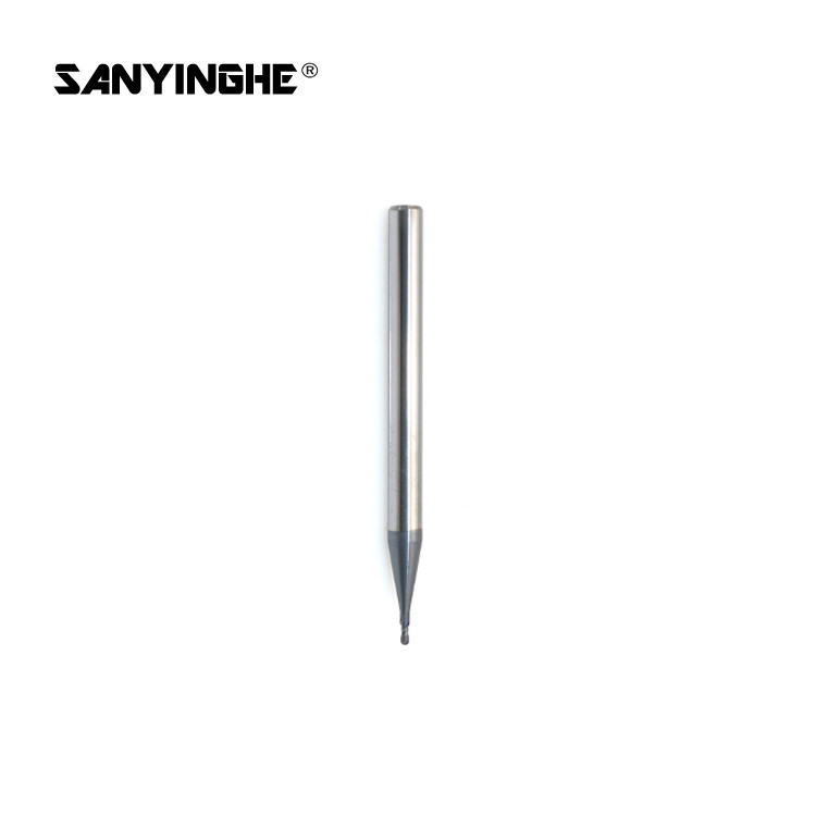 HRC50 2 Flute 0.3mm Micro Ball Nose Milling Cutter Cnc Machine Round End Mill For Engraving Tools