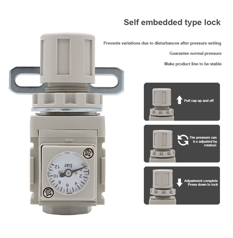 Stepless Control Electric Pneumatic Regulator Pressure Compressed Air Regulator Reducing Valve