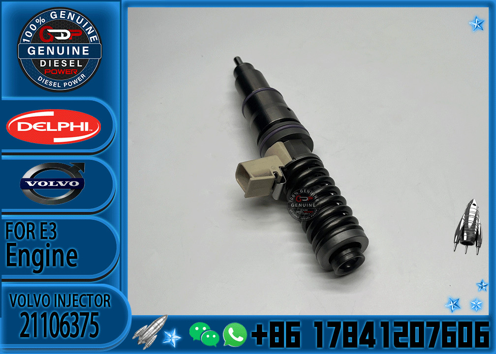 Common Rail Injector 21106375 7421569191 21652515 21914027 21977909 21977918 for VOL