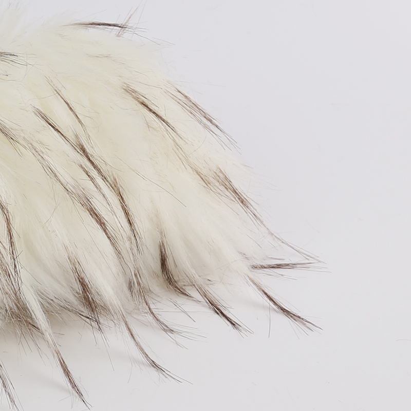 Knitted Faux Raccoon Fur Fabric for Hood 100% Acrylic Long Plush Fake Fur