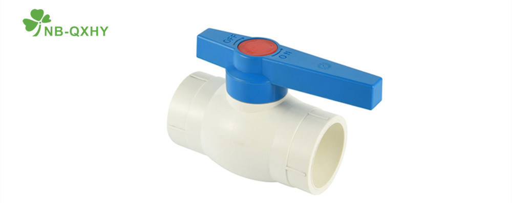 Nb-Qxhy PVC Socket Only 1/2&quot;-4&quot; Spigot Ball Valve with Indian Market