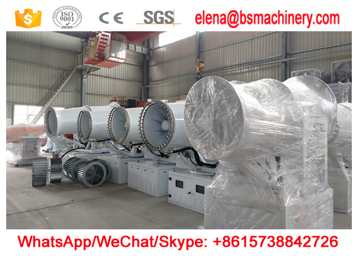Construction Water Mist Cannon For Dust Reduction Mist Customized Size