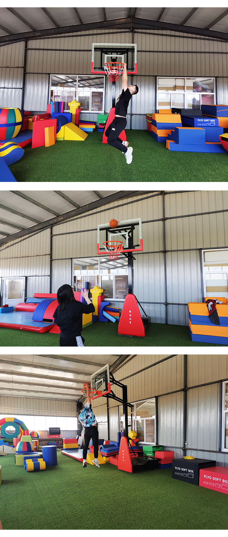 Logo Customized Logo Availabled Durable Children's Basketball Stand with Backboard
