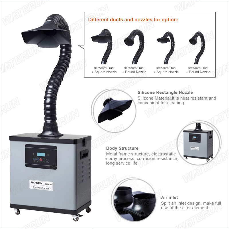 Small Portable Electric Fume Eliminator for Soldering Fume Extraction