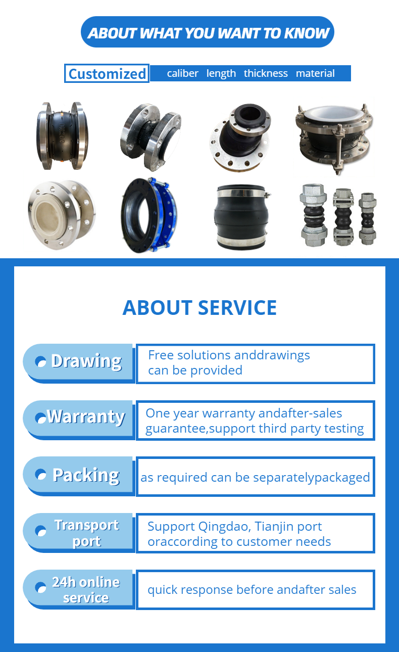 Threaded Live Joints EPDM Rubber Expansion Joints Forged Double Spherical Design