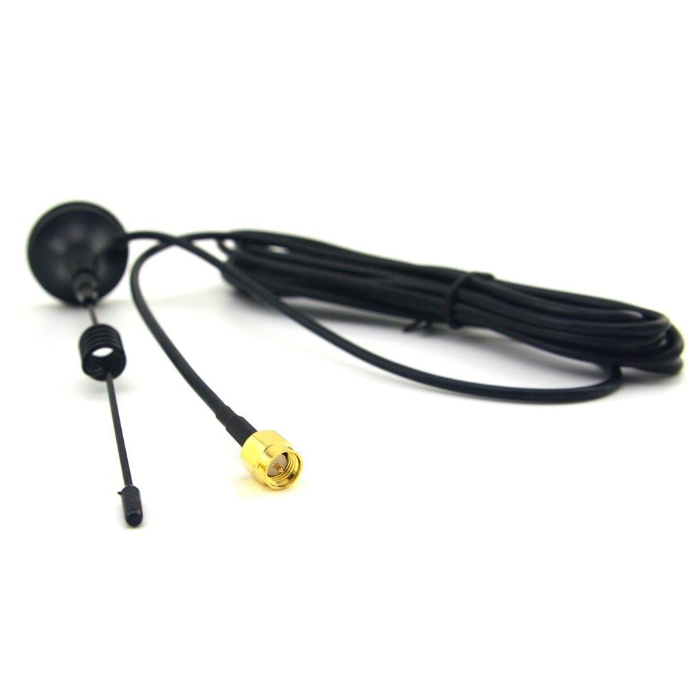 433 MHz Unity Gain Omni Antenna Magnetic Base and Male TS9 Connector 50 ohms Impedance