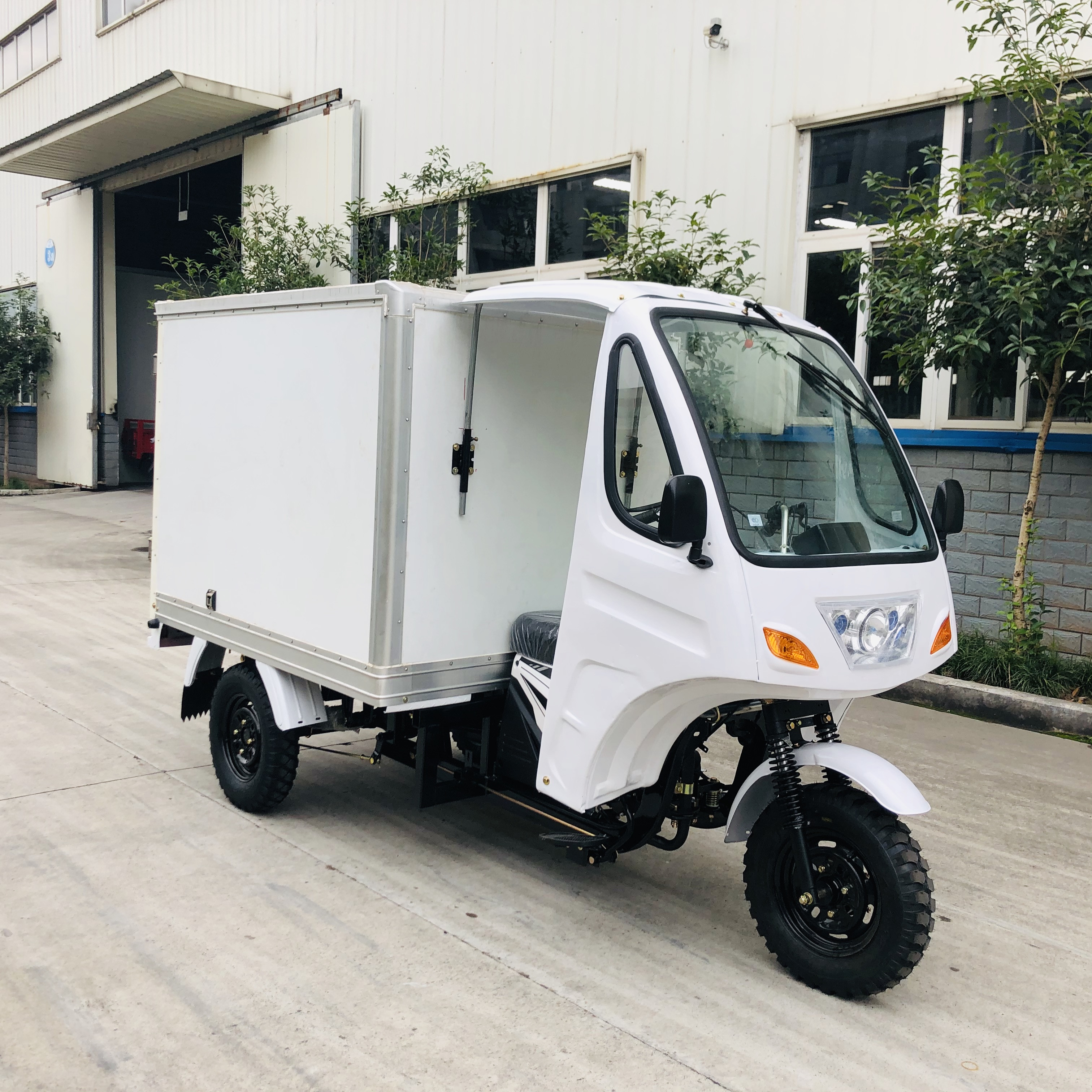 DAYANG Closed Body Express Cargo Tricycle AIR-cooling Engine 4.5 inch for B2B Shipping