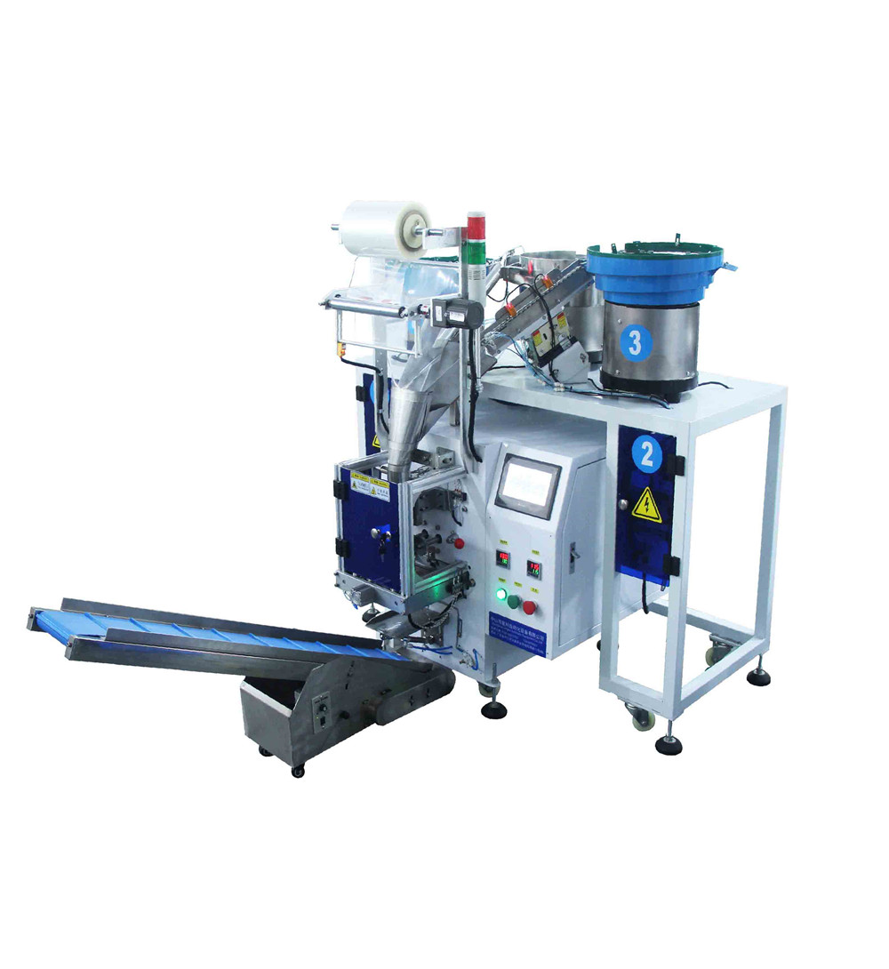 Manual Feeding Screw And Nut Semi-Automatic Packaging Machine Hardware Fittings Packing Machine Screws Bolt Packing Machine