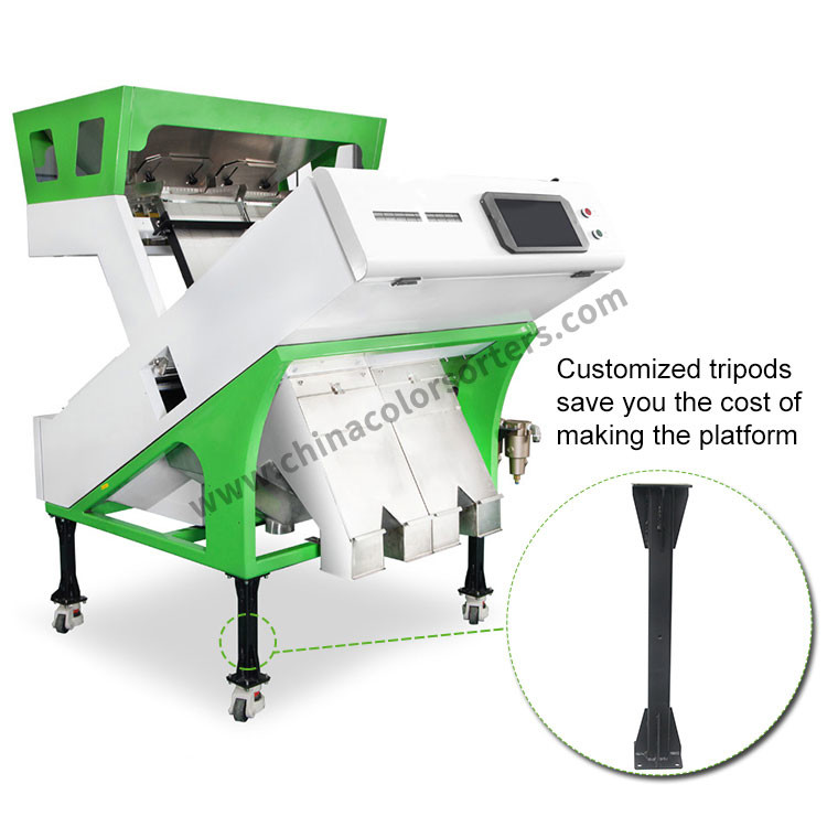 CCD Camera Rice Color Sorter Machine Optical Rice Color Sorting Machine