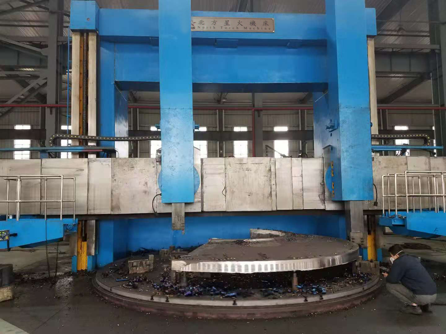 3000mm/Min CNC Double Columns Vertical Lathe Machine