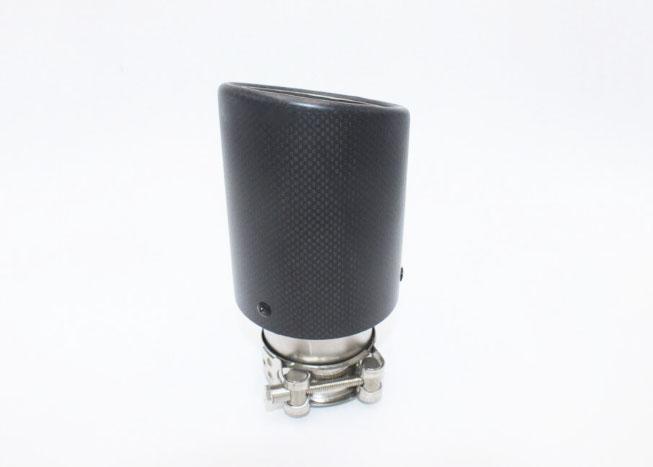 203mm Length 63mm Inlet 101mm Outlet Exhaust Pipe Tips 0