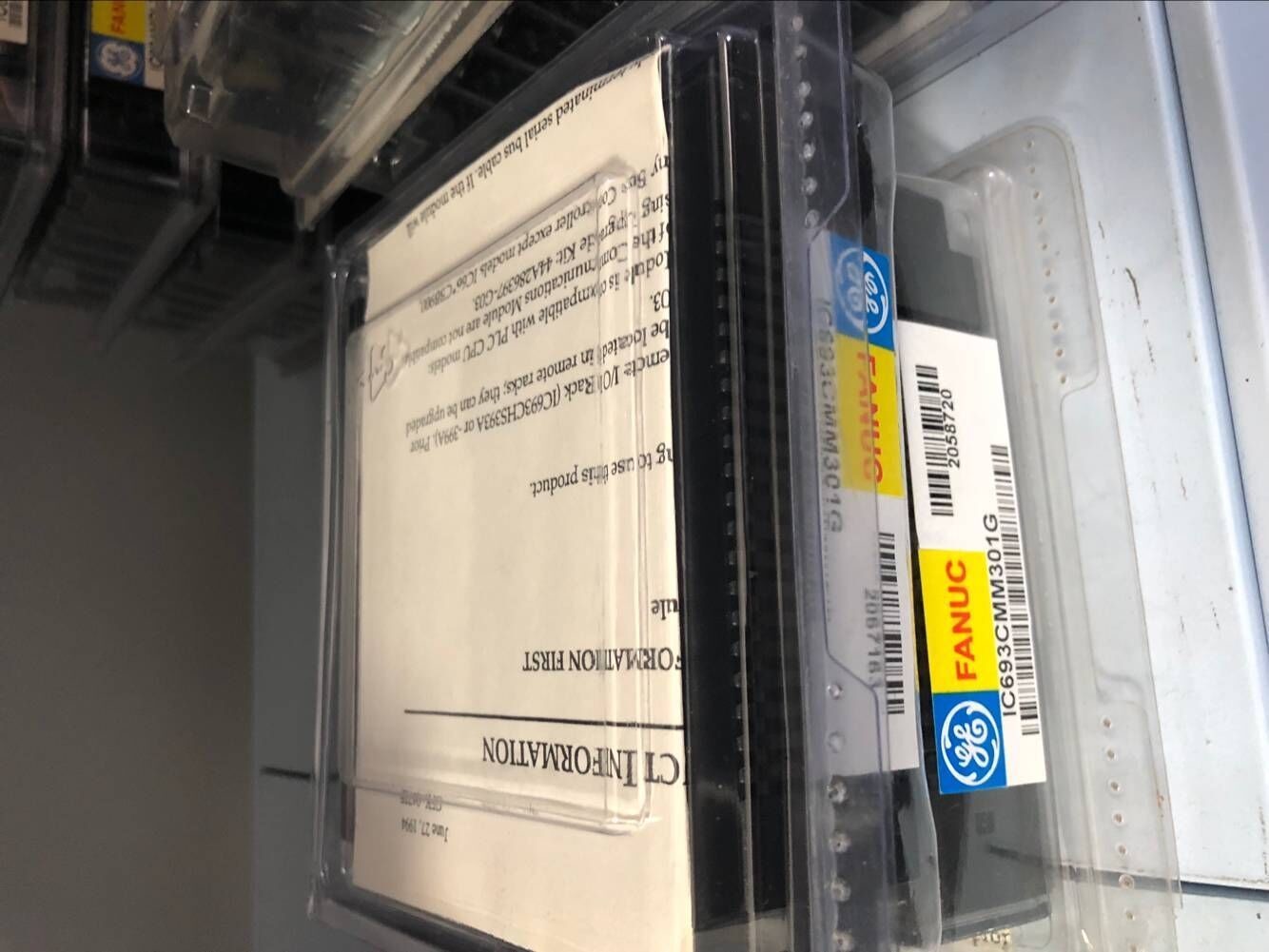 GE FANUC IC693CMM301 GENIUS COMMUNICATIONS MODULE GCM (256 BITS)