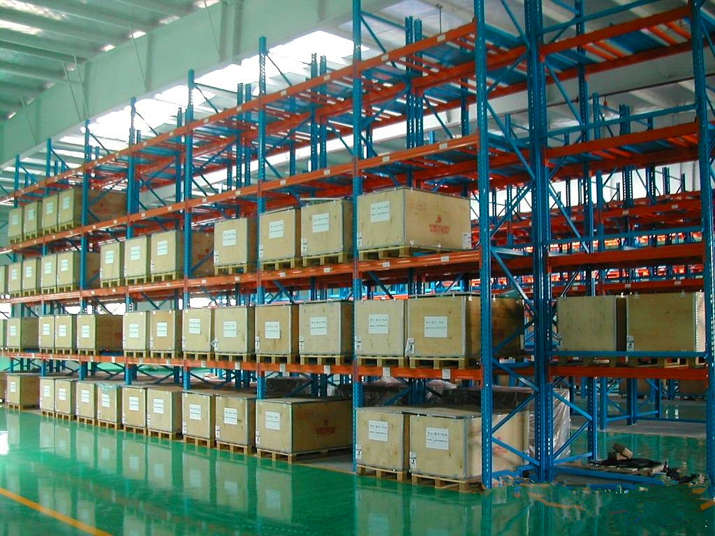 Orange Heavy Duty Storage Racks High Grade Cold Rolled Steel Material