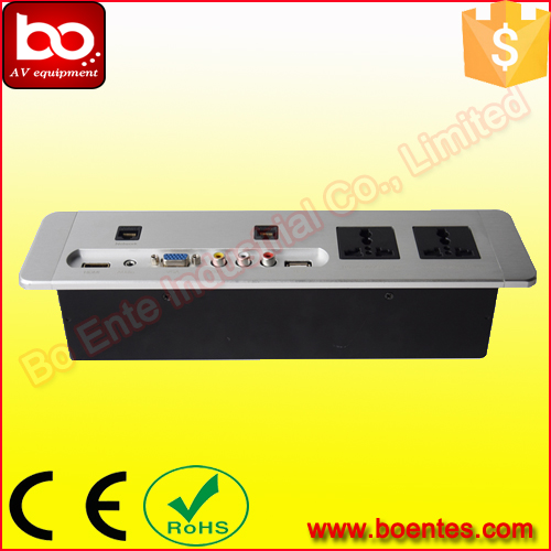 Multiple Hotel Wall Mount Media Hub Socket / Wall Mount Media Jack