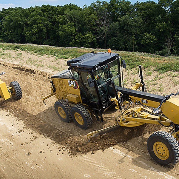 Construction Used Motor Grader Blade Ripper CAT 140H 14ft 8t