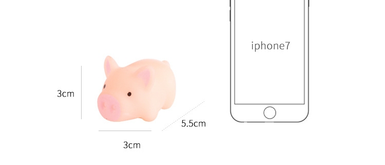 14 Years up Age Range BPA Free Vinyl PVC Toy Kid's Squeaky Mini Cute Piggy Fun Ornament Essential Accessory for All Ages