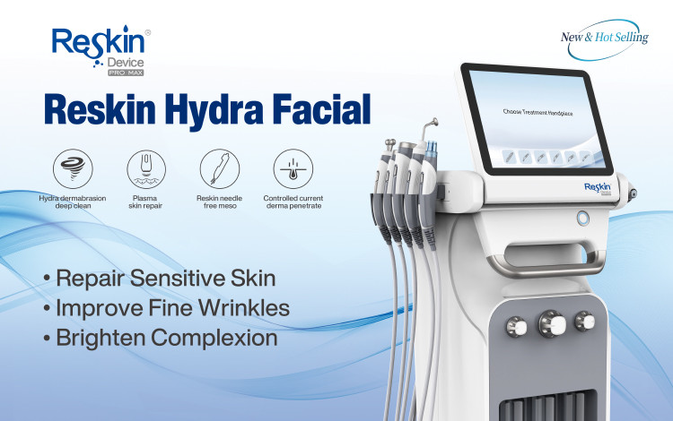 30LF Flow Skin Care Hydra Facial Machine With 6 Handpiece For Beauty Salon