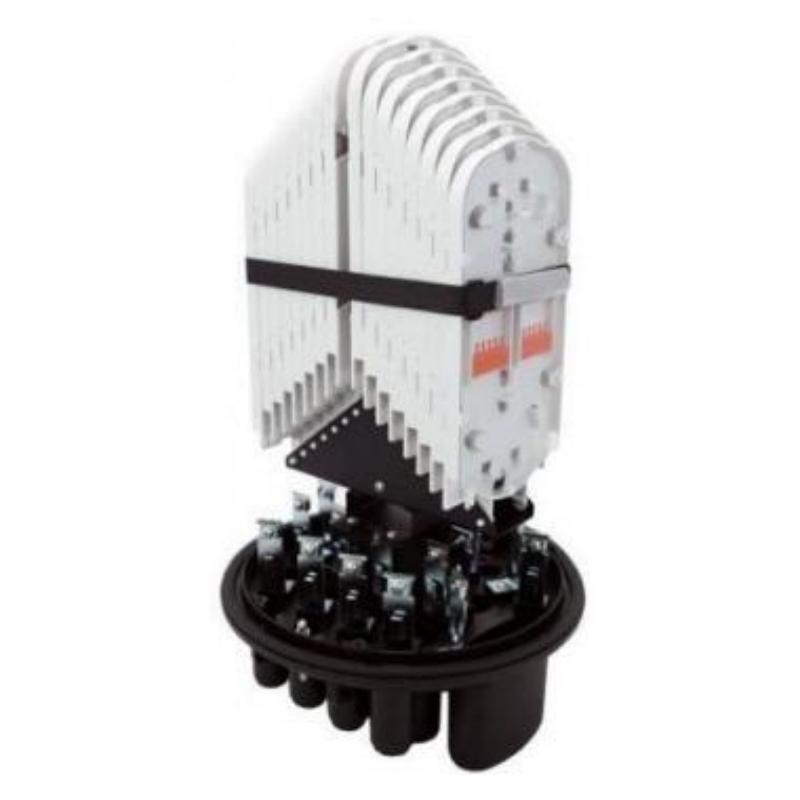 Capacity Dome Closure for Anti Lateral Pressure Fiber Optic Splice Junctions in FTTH