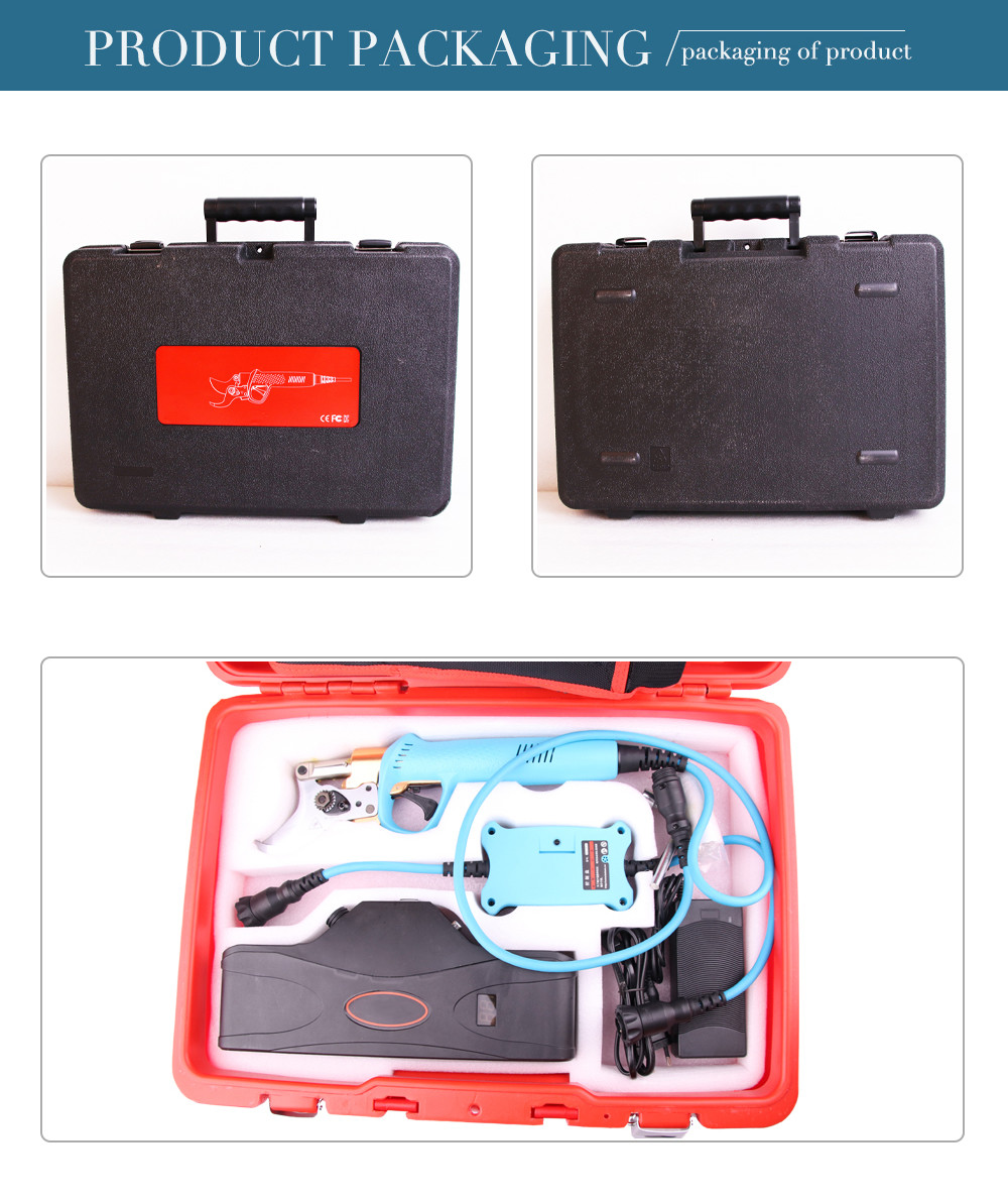 45mm Ball Screw Electric Pruning Shears with 40V Lithium Battery