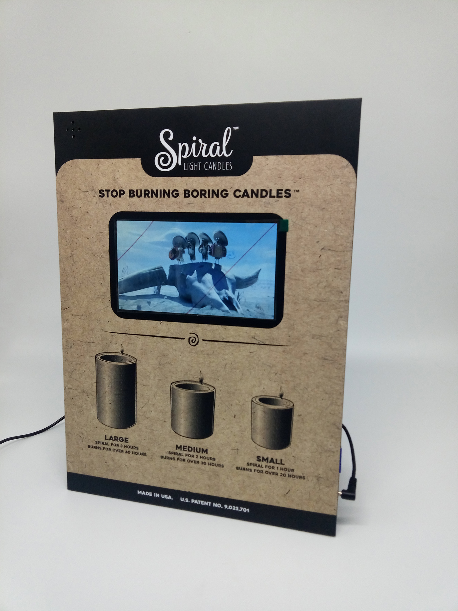 7 inch HD screen motion sensor activated Digital Video Players,LCD video Signs POS display