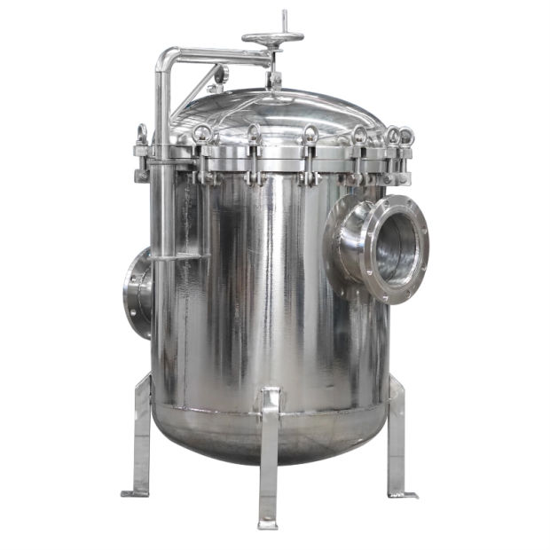 Oil Liquid Filtration Stainless Steel Multi Bag Filter Housing with Surface Finish