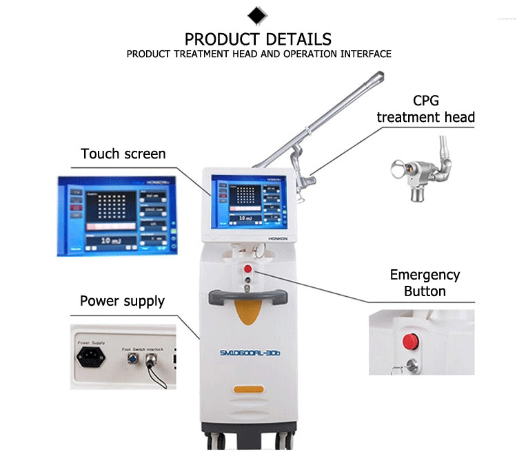 10600nm lumenis ultrapulse co2 laser machine for skin resurfacing