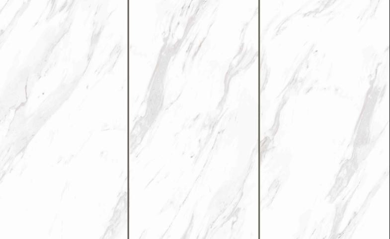 Carrara White Porcelain Bathroom Wall Tiles Indoor 30 X 60 Cm Size High Gloss