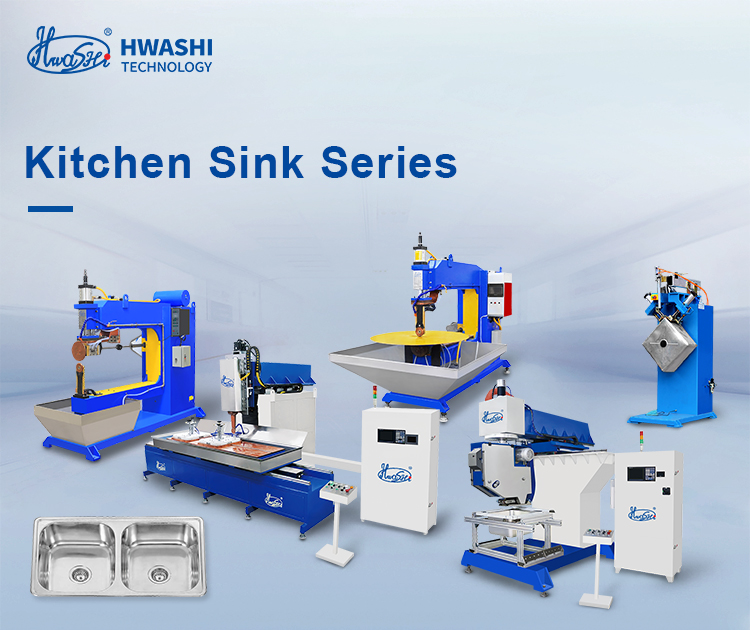 HWASHI Stainless Steel Welding Machine For Inox SS Kitchen Double Sink Seam