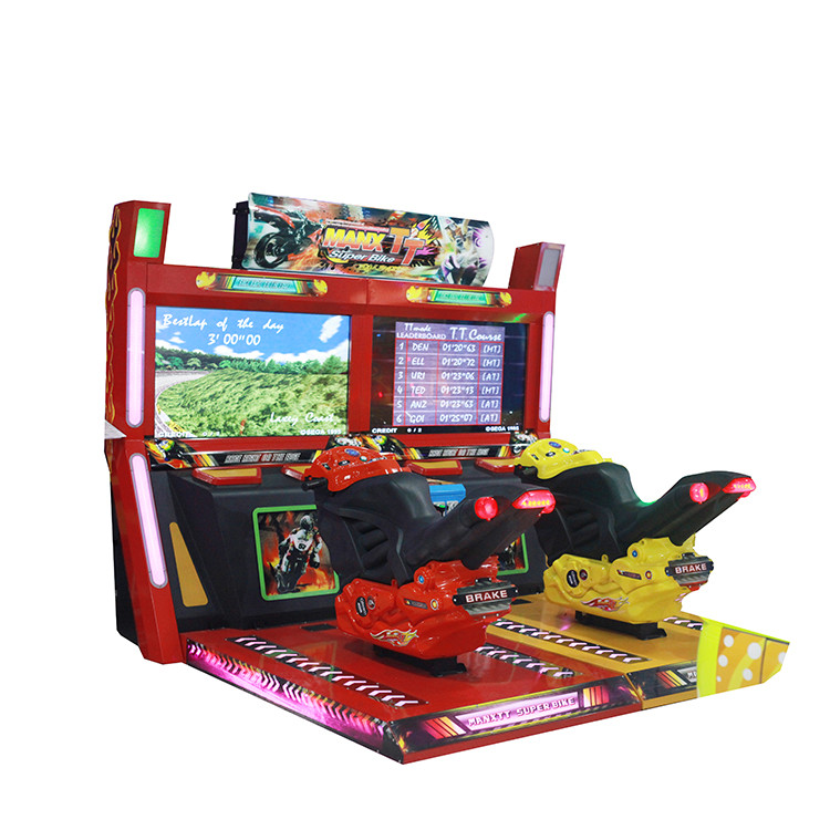 Wholesale Coin Operated Driving Simulator Racing Car Arcade Video Motor GP Game Machine For Sale