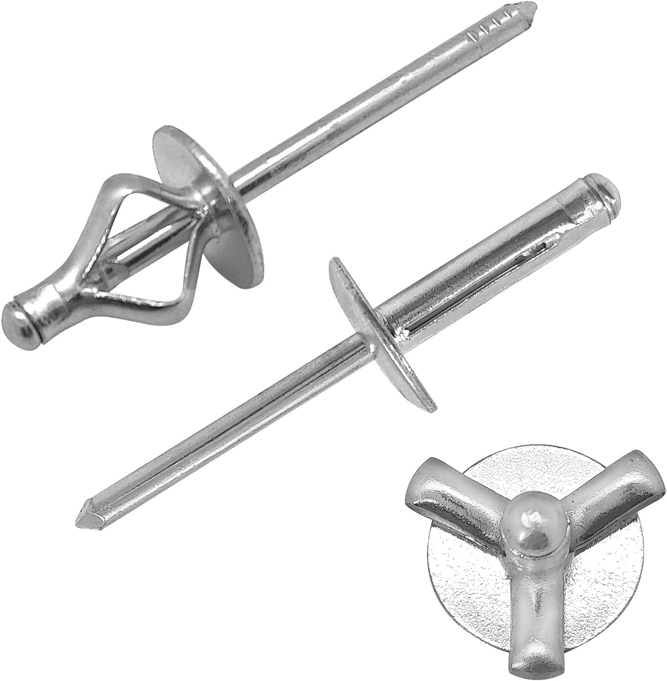 Stainless Steel Tri Fold Blind Rivets with ISO9001 2015 Certification Strong and Durable