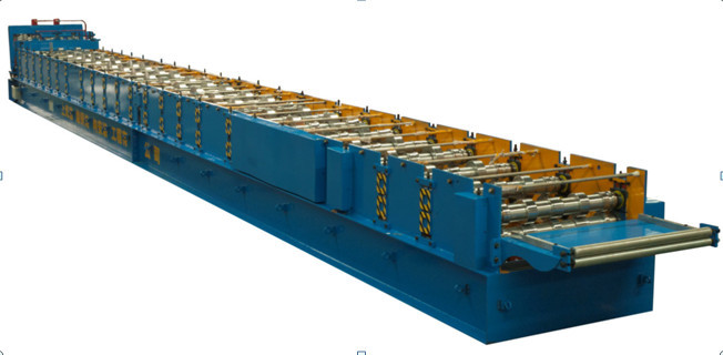 Big Wave Floor Deck Roll Forming Machine 1000mm Coil Width With 130mm High Rib