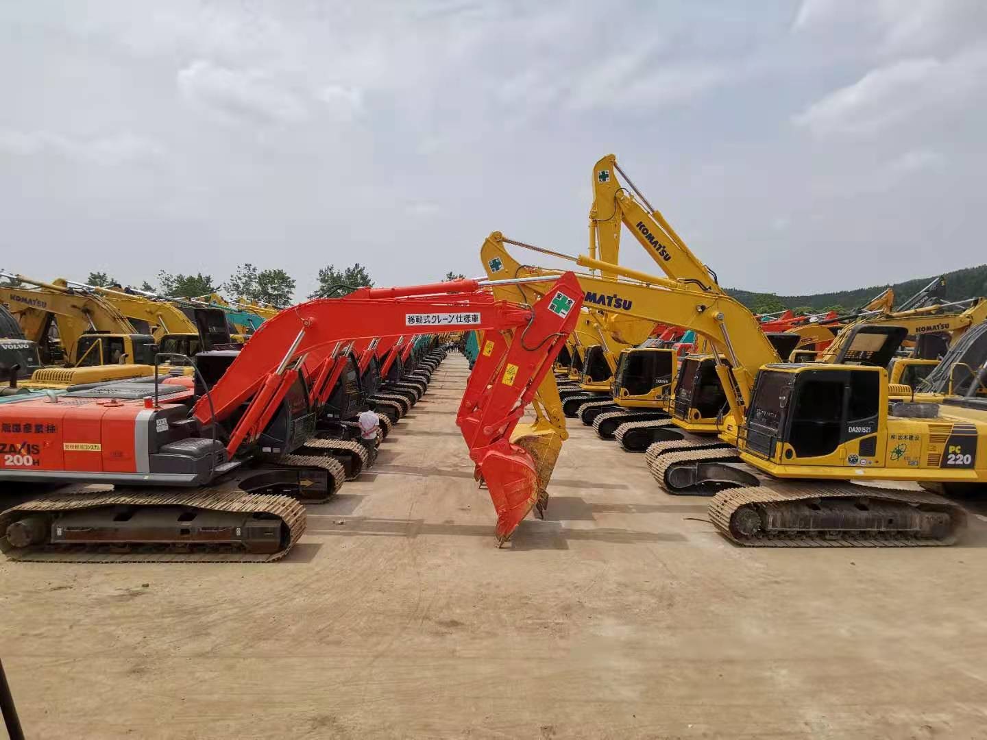 Widened Direct Injection Engine ZX240 Used Hitachi Excavator