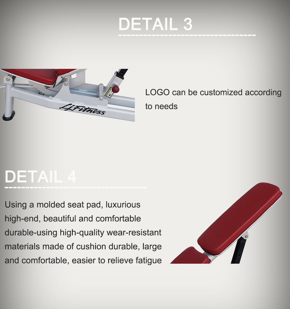 Gym / Home Use Multi Adjustable Bench For Weight Lifting Machine