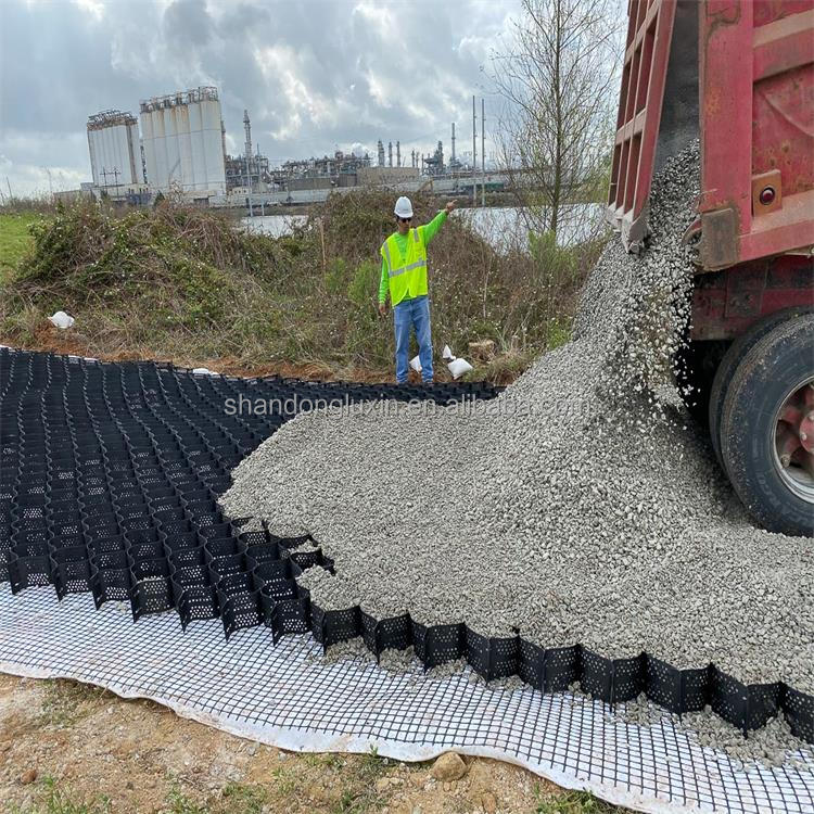 HDPE Geocel ASTM Smooth Geocel Gravel Driveway Paving Grid for Honeycomb Driveway