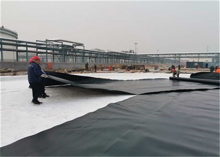 Waterproof Green Width 8m HDPE Smooth Geomembrane