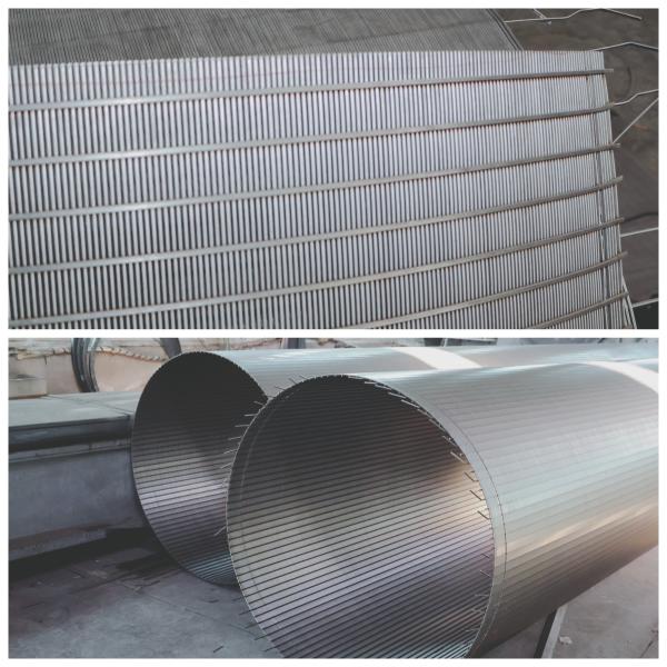 Micron Johnson Wedge Wire Screen Mesh 3-12mm Thickness For Filter Wedge