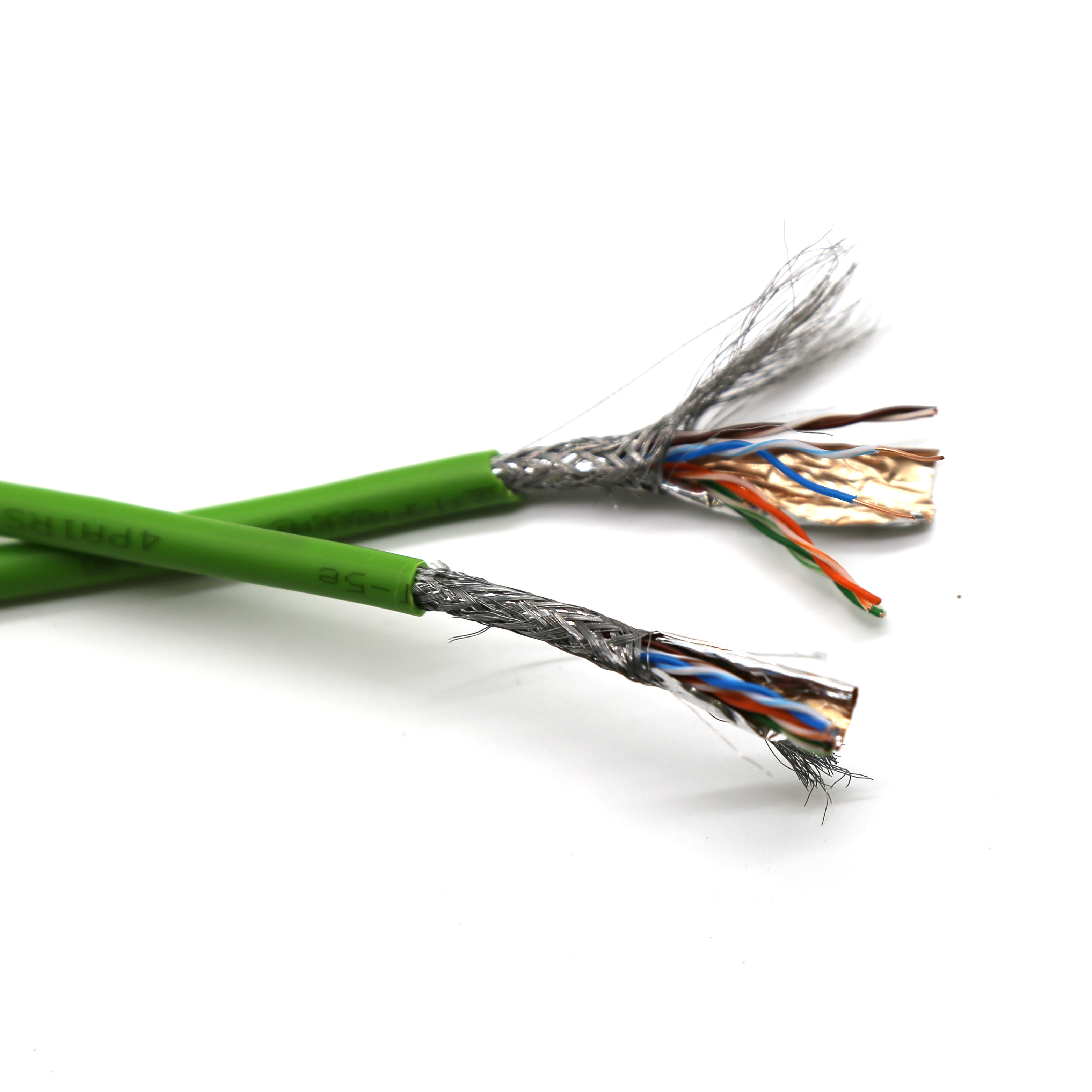Customized Cat5e SFTP Flexible Network Cable OEM Communication OFC Copper Conductor