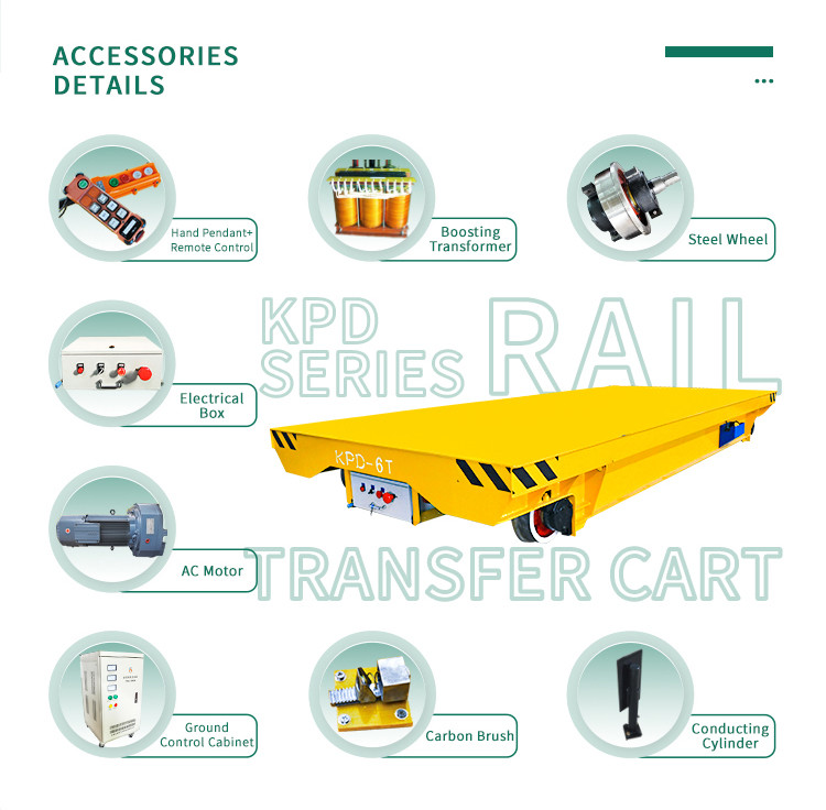 30t Steel Mill Electrical Railway electric Transfer Cart